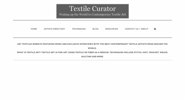 textilecurator.com