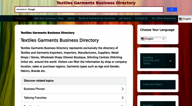 textilesgarmentsbusinessdirectory.com