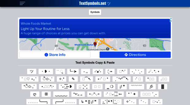 textsymbols.net