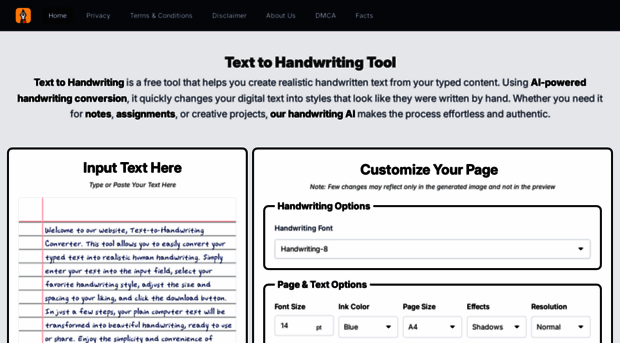 texttohandwritten.live