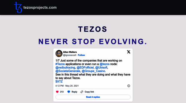 tezosprojects.com