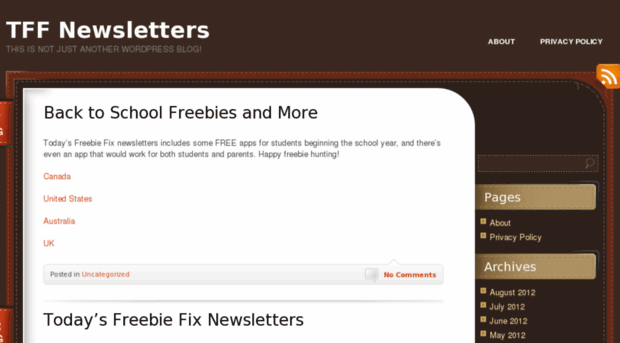 tffnewsletters.com