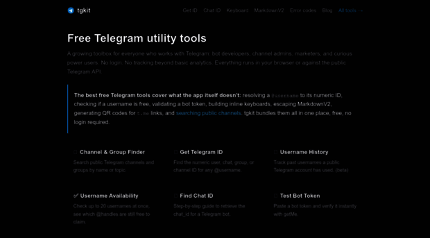 tgkit.io