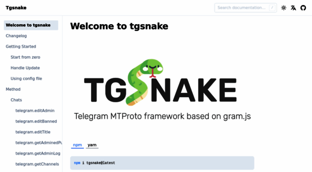 tgsnake.js.org