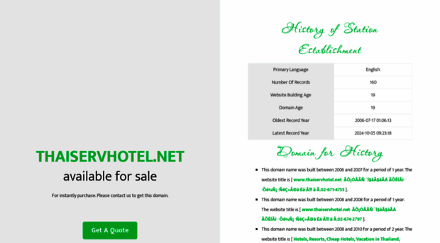 thaiservhotel.net