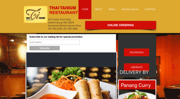 thaitaniumrestaurant.com