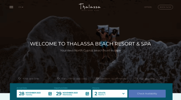 thalassabeachresort.com