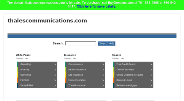 thalescommunications.com