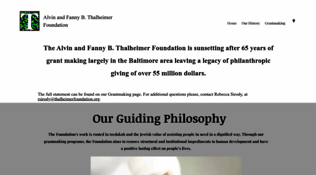 thalheimerfoundation.org