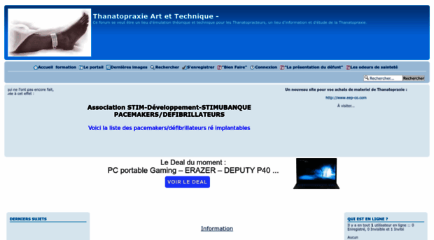 thanatopraxie.forumactif.com