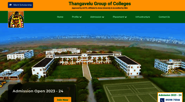 thangavelucolleges.com