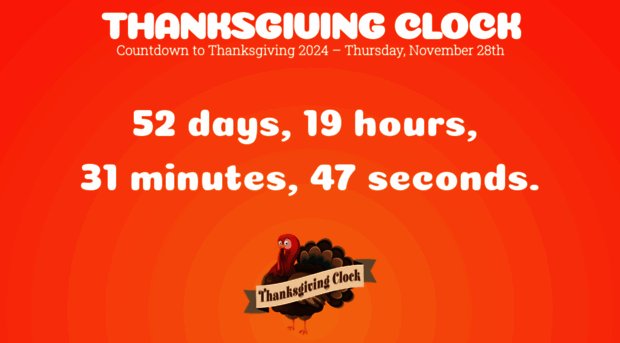 thanksgivingclock.com