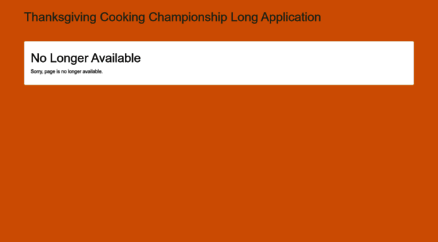 thanksgivingcookingchampionshiplongapplication.castingcrane.com