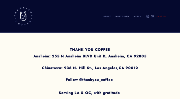 thankyoucoffee.com