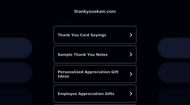 thankyouskam.com