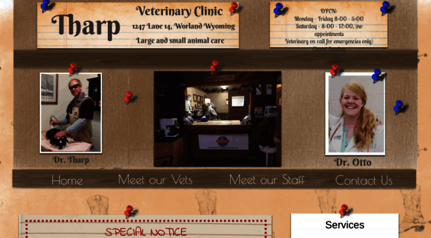 tharpveterinaryclinic.com