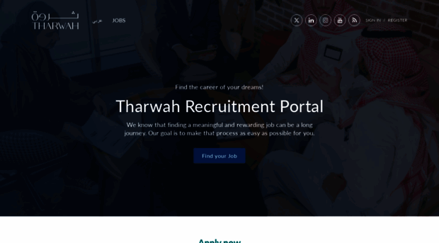 tharwah.zohorecruit.com