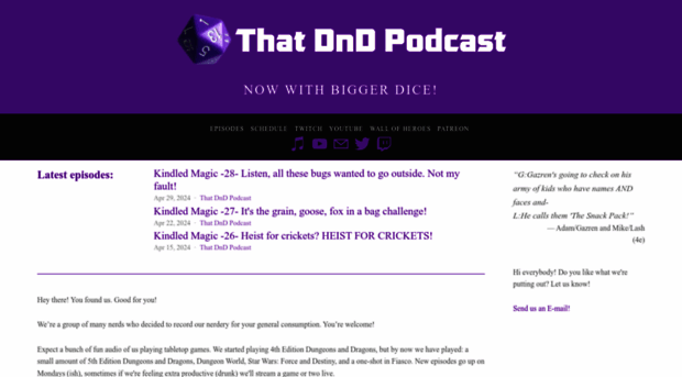 thatdndpodcast.com