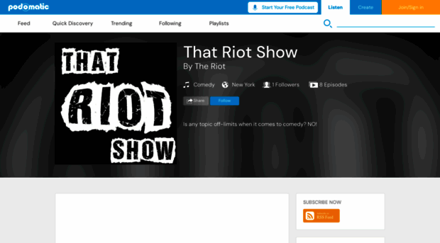 thatriotshow.podomatic.com