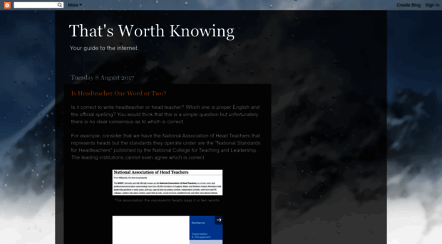 thatsworthknowing.blogspot.com