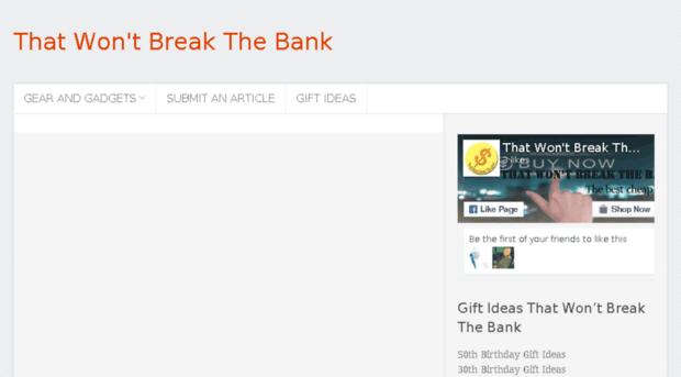 thatwontbreakthebank.com