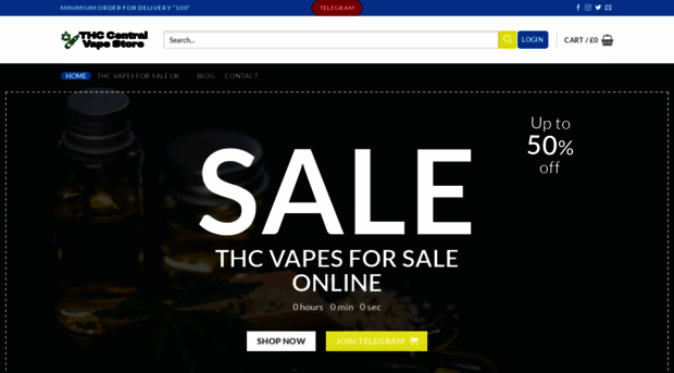 thccentralvapestore.co.uk