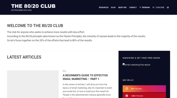 the-80-20-club.com