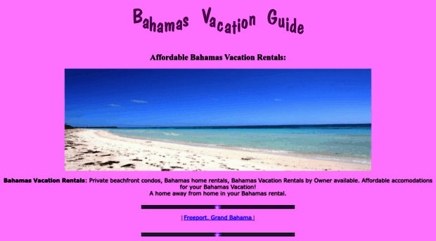 the-bahamas-vacation-rentals.com