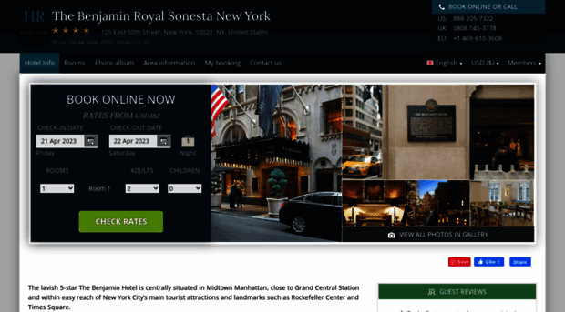 the-benjamin-new-york.hotel-rez.com