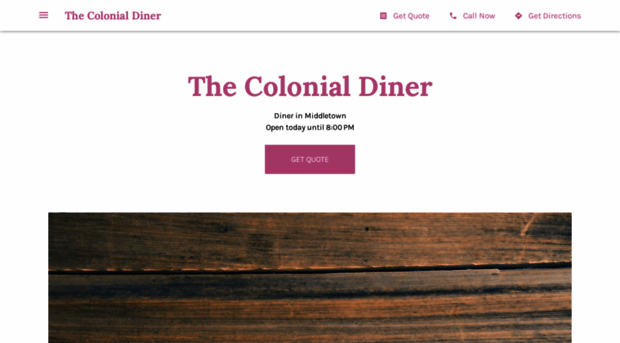 the-colonial-diner.business.site