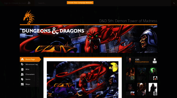 the-dungeon-and-the-dragons.obsidianportal.com