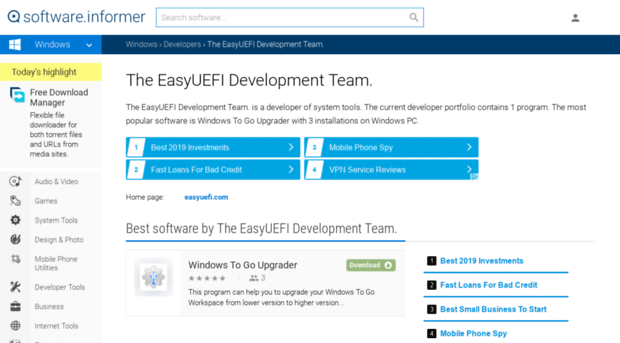 the-easyuefi-development-team.software.informer.com