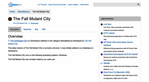the-fall-mutant-city.updatestar.com