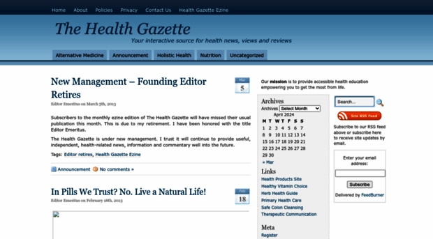 the-health-gazette.com