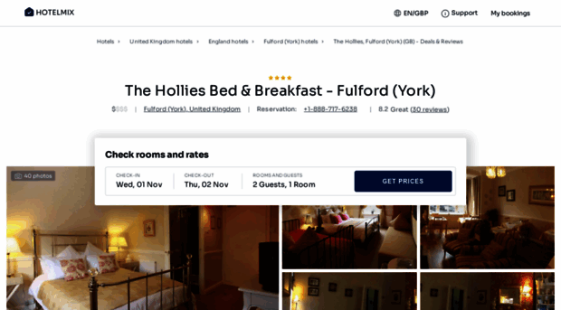 the-hollies-bed-breakfast-york.hotelmix.co.uk