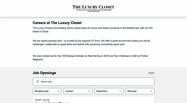 the-luxury-closet.workable.com