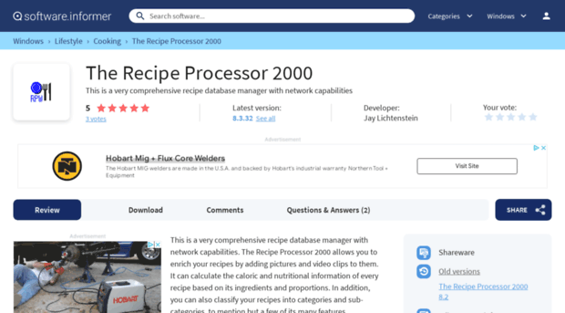 the-recipe-processor-2000.software.informer.com