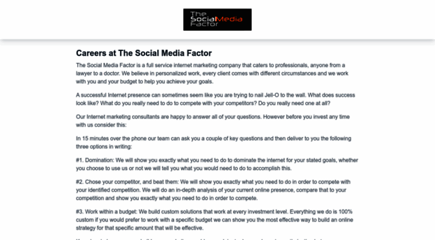 the-social-media-factor.workable.com