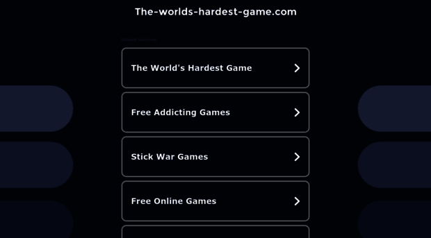 the-worlds-hardest-game.com