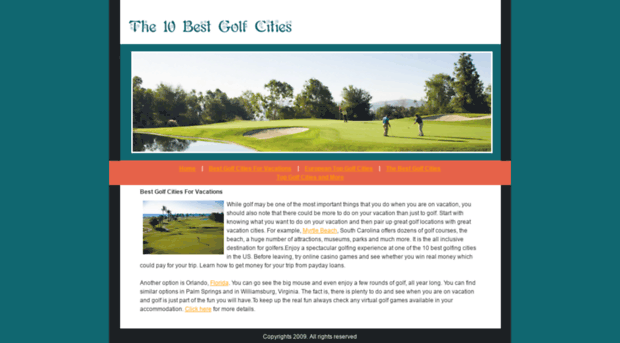 the10bestgolfcities.com