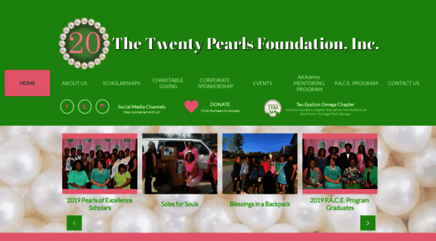 the20pearlsfoundation.org