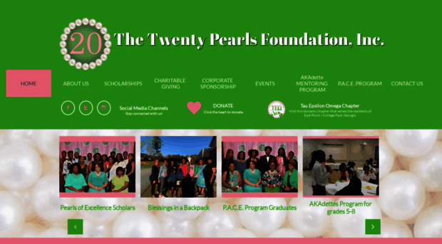 the20pearlsfoundation.org