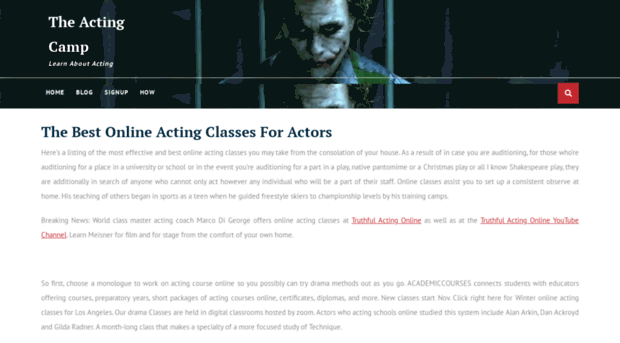 theactingcamp.com