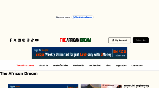 theafricandreamsl.com