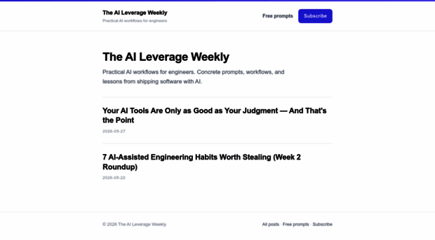 theaileverageweekly.com