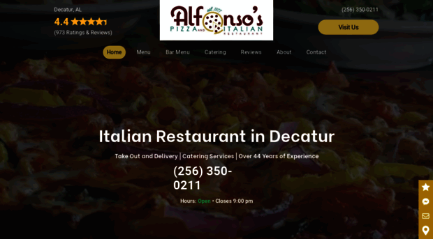 thealfonsospizza.com