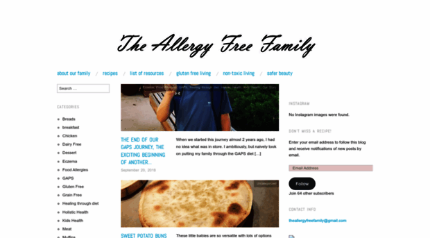 theallergyfreefamily.org