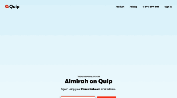 thealmirah.quip.com
