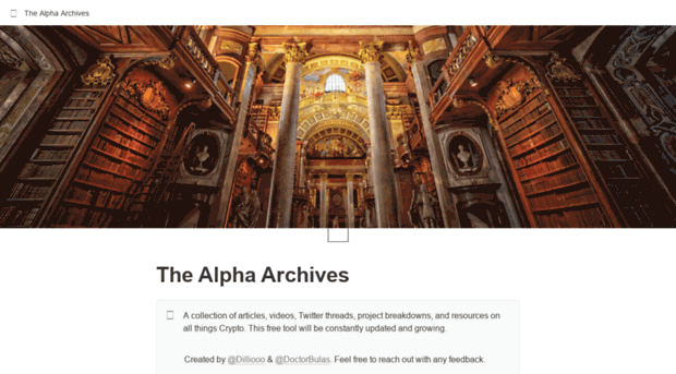 thealpharchives.com