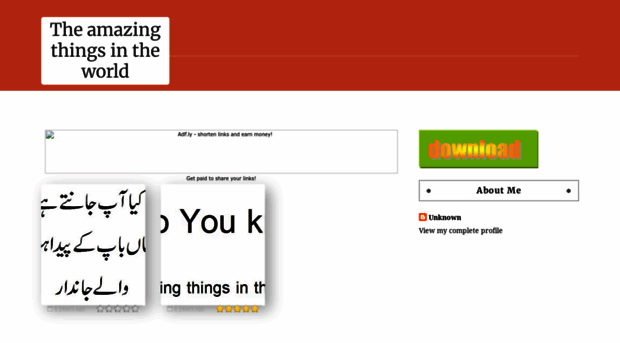 theamazingthingsurdu.blogspot.com